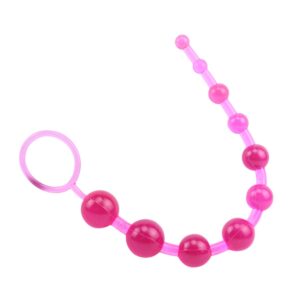 CATENA ANALE STIMOLANTE FLESSIBILE "SASSY" ROSA - immagine 3