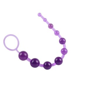 CATENA ANALE STIMOLANTE FLESSIBILE "SASSY" VIOLA - immagine 4