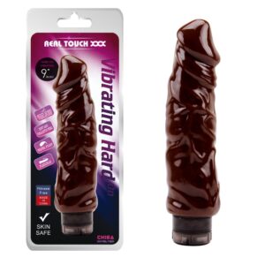 VIBRATORE REALISTICO "HARD ON-NATURAL" BROWN - 21 CM - immagine 1
