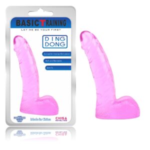 FALLO REALISTICO JELLY "DING DONG PINK" - 14.5 CM - immagine 1