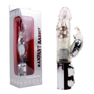 VIBRATORE E STIMOLATORE RABBIT "THE SILVER KING" - immagine 1