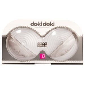 MASSAGGIATORE SENO E CAPEZZOLI "DOKI DOKI" BIANCO - immagine 3