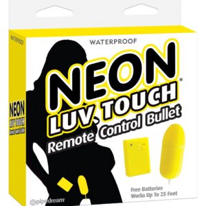 OVULO VIBRANTE SENZA FILI "NEON LUV TOUCH" GIALLO - immagine 3