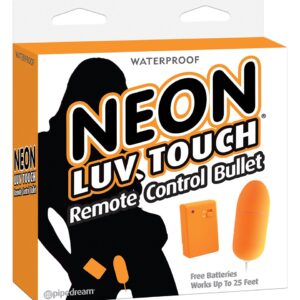 OVULO VIBRANTE SENZA FILI "NEON LUV TOUCH" ARANCIONE - immagine 3