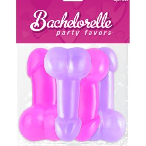 GIOCO D'ACQUA A FORMA DI PENE "PECKER SQUIRTERS"  - 4 PEZZI - immagine 3