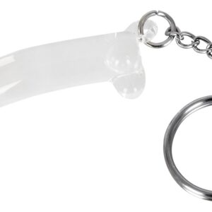 PORTACHIAVI IN VETRO A FORMA DI PENE - immagine 1