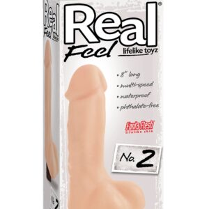 VIBRATORE REALISTICO "REAL FEEL LIFELIKE 2" CARNE - 20 CM - immagine 3