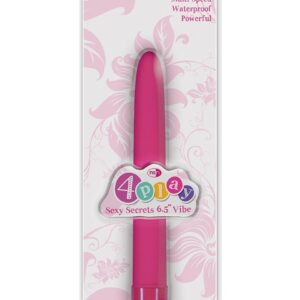 VIBRATORE CLASSICO "SEXY SECRETS" ROSA - 16 CM - immagine 3