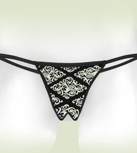 PERIZOMA FLUORESCENTE CON OVULO VIBRANTE PIPEDREAM "GLOW" - FANTASIA FIORI - immagine 5