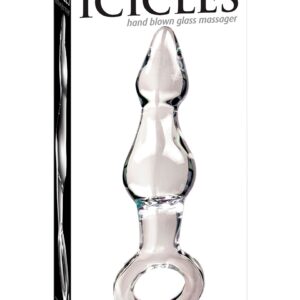 CUNEO ANALE IN VETRO PIPEDREAM "ICICLES NO. 13" - immagine 3