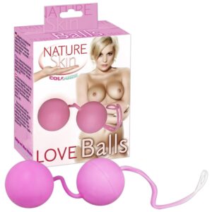 SFERE DEL PIACERE NATURE SKIN "LOVE BALLS" ROSA - immagine 1