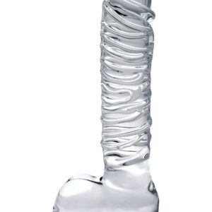 FALLO REALISTICO IN VETRO PIPEDREAM "ICICLES NO. 63" - immagine 1