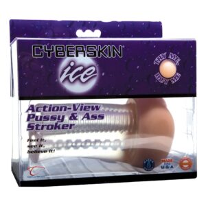 MASTURBATORE ANO E VAGINA "ICE ACTION STROKER" 5 MASTURBATORE ANO E VAGINA "ICE ACTION STROKER" - immagine 3