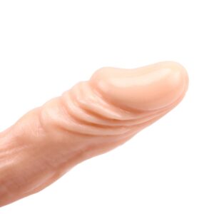 VIBRATORE REALISTICO  CON VENTOSA "JAMES DEAN" CARNE - 20 CM - immagine 4