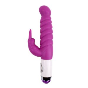 VIBRATORE CON RILIEVI STIMOLANTI "RIPPLE RABBIT" - 26 CM - immagine 5