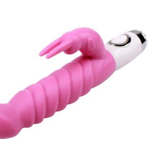 VIBRATORE CON RILIEVI STIMOLANTI "RIPPLE RABBIT" - 26 CM - immagine 7