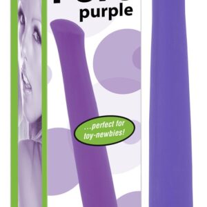 VIBRATORE ANALE "POWER POPS" VIOLA - 16 CM - immagine 1