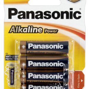 BLISTER 4 BATTERIE PANASONIC STILO "AA" - immagine 1