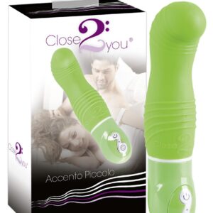 MINI VIBRATORE G-SPOT "ACCENTO PICCOLO" VERDE - immagine 1