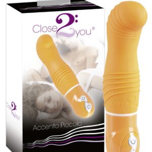 MINI VIBRATORE G-SPOT "ACCENTO PICCOLO" ARANCIONE - immagine 1