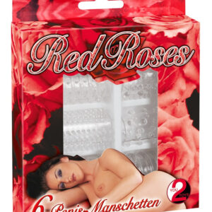 SET 6 GUAINE FALLICHE CON RILIEVI STIMOLANTI DIFFERENTI - immagine 1