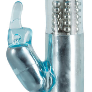 VIBRATORE RABBIT "CRAZY CLIT TICKLER" BLU - 21.5 CM - immagine 5