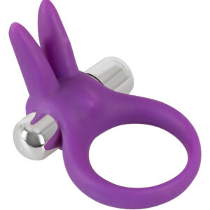 ANELLO FALLICO CON VIBRATORE PER CLITORIDE "RABBIT" - immagine 3