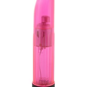 VIBRATORE CLASSICO TRASPARENTE "CRYSTAL CLEAR LADYFINGER" ROSA - 11.5 CM - immagine 1