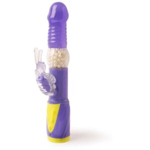 VIBRATORE RABBIT CON ROTAZIONE "ULTRAZONE HYPER GIRL" - 23.5 CM - immagine 1