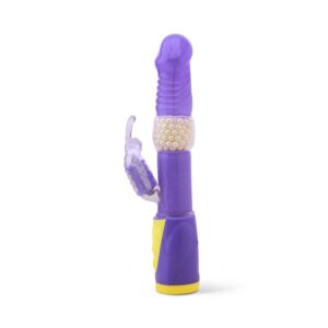 VIBRATORE RABBIT CON ROTAZIONE "ULTRAZONE HYPER GIRL" - 23.5 CM - immagine 3