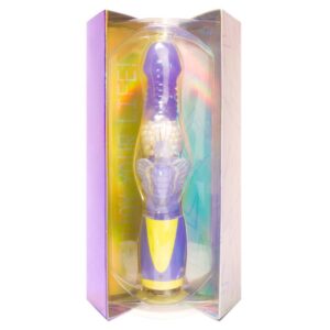 VIBRATORE RABBIT CON ROTAZIONE "ULTRAZONE HYPER GIRL" - 23.5 CM - immagine 4