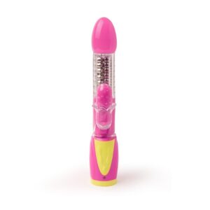 VIBRATORE RABBIT MULTIFUNZIONE ROTANTE "ULTRAZONE SUPER GIRL" - 24 CM - immagine 1