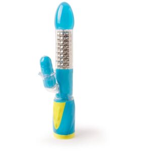 VIBRATORE RABBIT CON PULSAZIONI "ULTRAZONE MIRACLE GIRL" - 23.5 CM - immagine 4