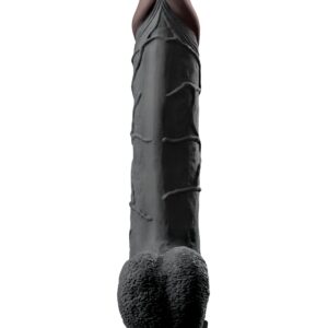 VIBRATORE REALISTICO "REAL FEEL DELUXE 11" NERO - 27 CM - immagine 3