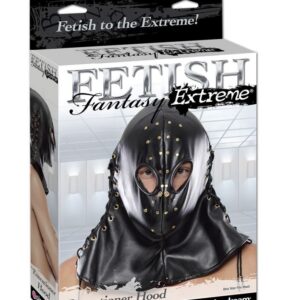 CAPPUCCIO DA BOIA MEDIEVALE IN PELLE "EXECUTIONER HOOD" - immagine 5