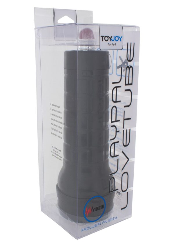 VAGINA MASTURBATORE CON VIBRAZIONE "LOVETUBE PLAYPAL POWER" NERO 3 prestashop product 4325 image 20333
