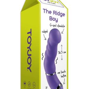 VIBRATORE HI-TECH ANATOMICO "THE RIDGE BOY" VIOLA - 17 CM 6 VIBRATORE HI-TECH ANATOMICO "THE RIDGE BOY" VIOLA - 17 CM - immagine 3