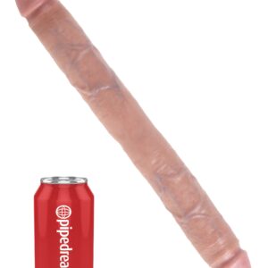FALLO DOPPIO ULTRA REALISTICO PIPEDREAM "KING COCK THICK DOUBLE DILDO" - 44 CM - immagine 4