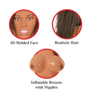 BAMBOLA GONFIABILE LATINA REALISTICA PIPEDREAM "MARIA SIN" - immagine 4