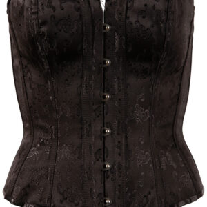 CORSETTO VITTORIANO CON REGGICALZE RIMOVIBILE - immagine 4