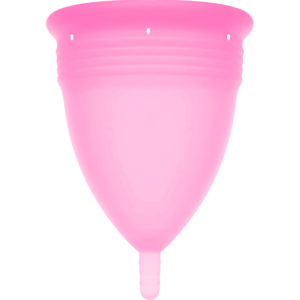 STERCUP COPPE MESTRUALI - MISURA S -  ROSA - SILICONE FDA - immagine 4