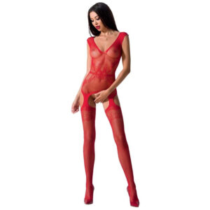 BODYSTOCKING PASSION WOMAN "BS062" ROSSO - TAGLIA UNICA - immagine 1