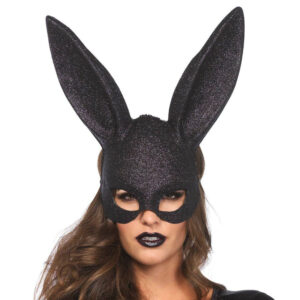 GLITTER MASQUERADE RABBIT MASK - immagine 1