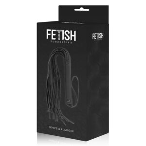 FLOGGER IN PELLE VEGAN "FETISH SUBMISSIVE" - immagine 3