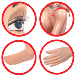 BAMBOLA GONFIABILE REALISTICA PIPEDREAM "AGENT 69" - LIFE SIZE - 3D - immagine 3