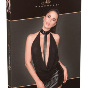 ABITO TRASPARENTE SEXY ADERENTE EFFETTO BAGNATO - NOIR HANDMADE - immagine 6