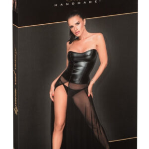 ABITO SEXY LUNGO EFFETTO BAGNATO - NOIR HANDMADE - immagine 8