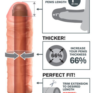 GUAINA FALLICA FANTASY XTENSIONS "MEGA 1" - immagine 5