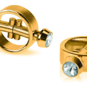 MORSETTI PER CAPEZZOLI DORATI "FETISH FANTASY GOLD" - immagine 1