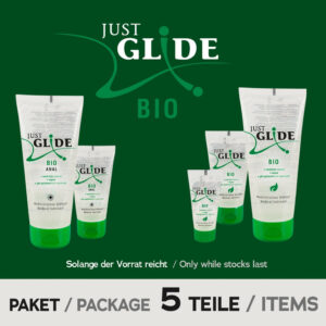 SET 5 LUBRIFICANTI "JUST GLIDE BIO" - immagine 1